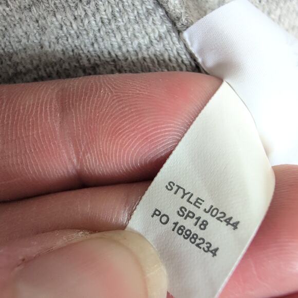 J. CREW Sophie Open Front Sweater Blazer Heather Gray Size XS Womens Excellent - Picture 10 of 12